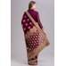 PLUM PAKISTANI MARRIAGE FUNCTION WEDDING SAREE